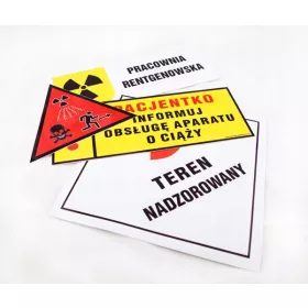 Röntgen ALÁÍRÁS Röntgenszoba matricák