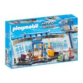    Playmobil City Action repülőtér 5338-as irányítótoronnyal