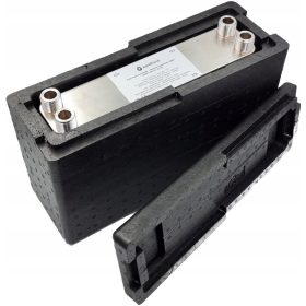   LEMEZ HŐCSERÉLŐ 70 LEMEZ 80kW 4 x 3/4" SANITLINE SL2370 + SZIGETELÉS