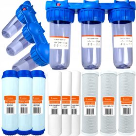   ELŐZETES VÍZSZŰRŐ + FÉLÉVES PROAQUA SZŰRŐ KÉSZLET 4 l