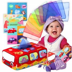    VÁLASZTÓ PLÜS DOBOZ TÖRLŐKEL ÉRZÉKELŐ JÁTÉKOK MONTESSORI TANULÁS