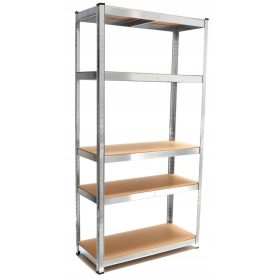    Geko fém raktári polc 180 x 90 x 40 cm max 175 kg polconként