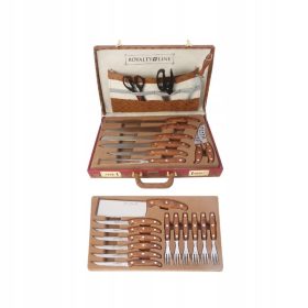   Késkészletek - Rozsdamentes acél konyhai késkészlet a Royalty Line + CASE-től