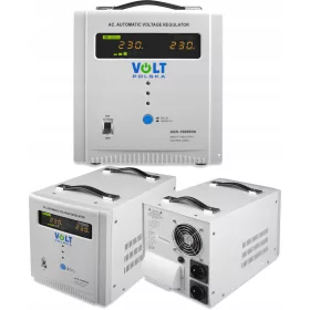   Hordozható egyfázisú áramfejlesztő Volt Polska 10.000 W benzin