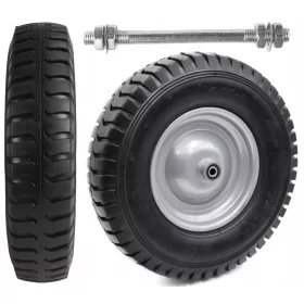   KERÉK Talicska kerék 4,80/4,00-8 MEGERŐSÍTETT FÚVÓCSŐ + TENGELY