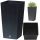  Prosperplast virágcserép 22 cm x 22 x 42 cm átmérőjű 10 cm műanyag szürke és ezüst árnyalatok