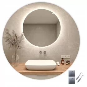   Fürdőszoba tükör - Vegyünk egy tükröt, falkör, 900 x 900 mm