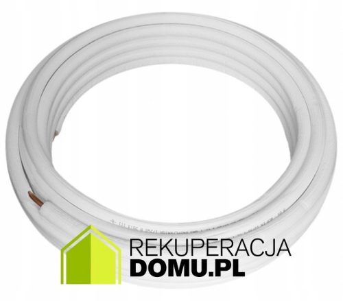 Szigetelt rézcső 25m - 1/2"