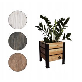 Virágcserép, cserép - Virágcserép 26 x 23 cm fa