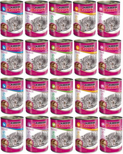  Benek Nedves konzerv macskáknak Chunks Mix Meats 20x415g