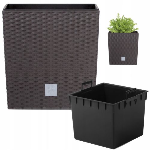  Prosperplast DRTS400L-440U virágcserép 40 x 40 x 40,8 cm barna