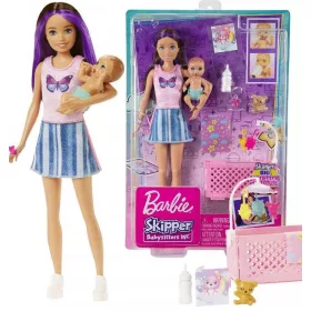  Barbie baba baba sapkával + kiegészítők HJY33