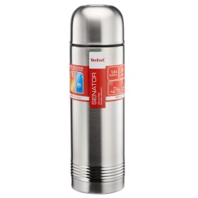   Termosz, hőtároló - Tefal Senator termosz italokhoz, 1 l, ezüst