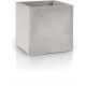  Polnix virágcserép 16 cm x 16 x 14 cm átmérőjű 16 cm beton árnyalatú szürke és ezüst