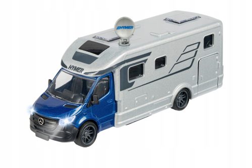  MAJORETTE GRAND SOROZAT, HYMER B-OSZTÁLYÚ KAMPER ÚJ FÉM MODELLVILÁGÍTÁS