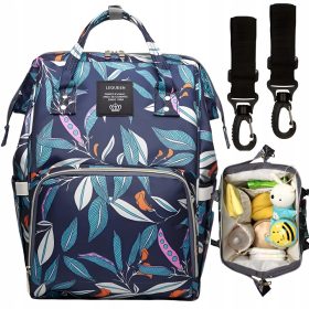    LEQUEEN HÁTIZSÁK SZERVEZŐ babakocsihoz ANYA, APA 3 az 1-ben hagyja