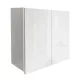 Fali fürdőszoba szekrény 70 cm GLOSS WHITE bis