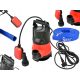  Heidmann búvárszivattyú 1600 W 8000 l/h + Geko G70006 PVC tömlő 1" 20m
