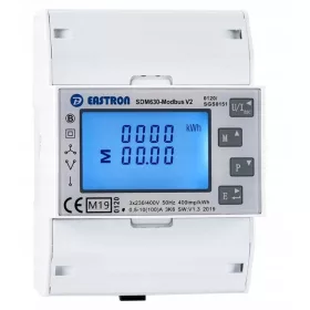   Háromfázisú EASTRON SDM630M Modbus V2 100A MID számláló
