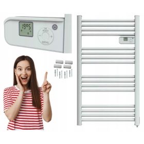    Elektromos fürdőszobai radiátor ELEKTROMOS RADIATOR LÉTRA LUX LCD 500W LUX 500 W 550 x 980 mm fehér