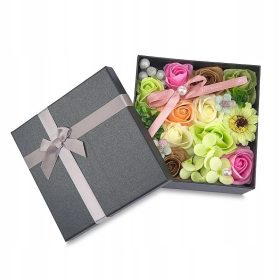    VIRÁGDOBOZ SZAPPANVIRÁGAL AJÁNDÉKDOBOZ AJÁNDÉK VIRÁG SZAPPANRÓZSÁVAL