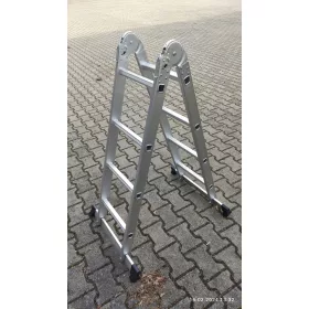 Polgum létra 3,5 m alumínium 1 x 8 150 kg-ig