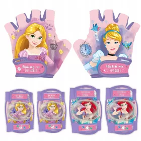    KERÉKPÁRVÉDŐ TÉRDKÖNYÖK PRINCESS DISNEY + Seven Princess védőkesztyű