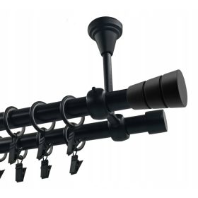   Kész függönyrúd - Dupla függönyrúd 19 mm + 19 mm 180 cm