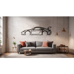 Falfestészet - Porsche GT3 RS fali dekoráció fém art