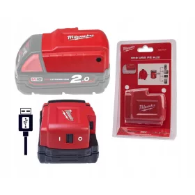  USB adapter Milwaukee akkumulátorokhoz 4932471597