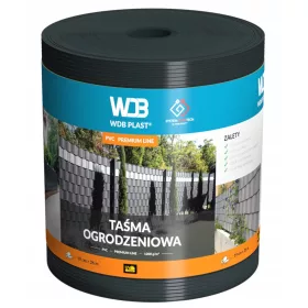   PVC KERÍTÉS SZALAG 1200g ANTRACIT 19cm GRAFIT PANEL KERÍTÉSHEZ