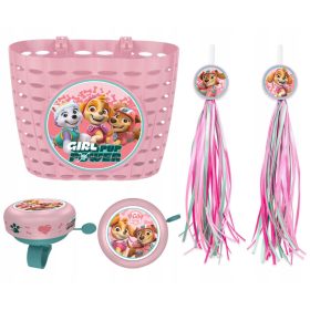  PAW PATROL BIKE KOSÁR, RÓZSASZÍN