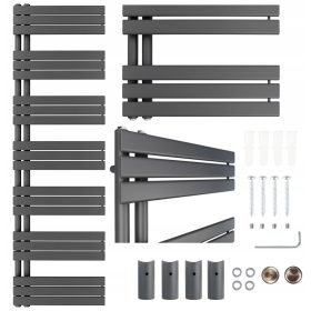    Fürdőszoba Radiátor Aquabad Német NÉMETORSZÁG 50/164 antracit max. 966W