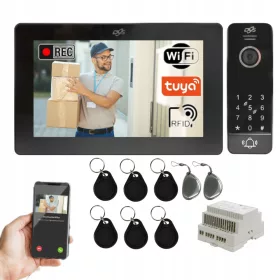   DVS Polska video kaputelefon készlet DVS-FHS0701KR/BB (WIFI + APP)