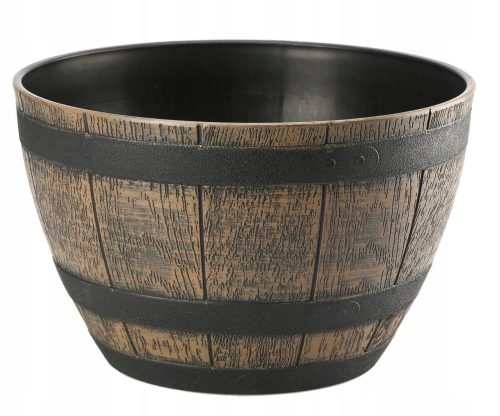  Galicja virágcserép 50 cm x 50 x 32 cm átmérője 50 cm műanyag barna és bézs árnyalatok