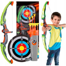    LED RAJÓ ÍJ LÖVÉSI KÉSZLET NYÍLPAJZS TEGEZETT BIZTONSÁGOS