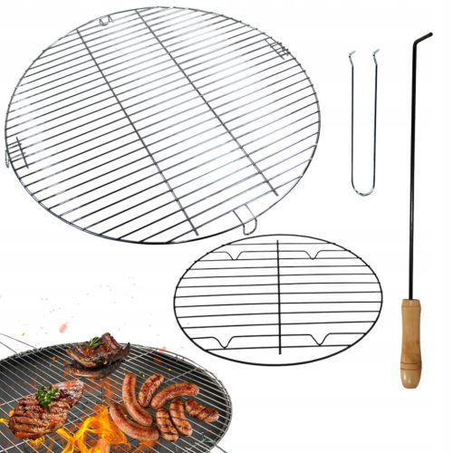 GRILLRÁCS KÉSZLET TŰZHAJTÓHOZ ROMA MILANO 60cm GRILL BBQ POKER