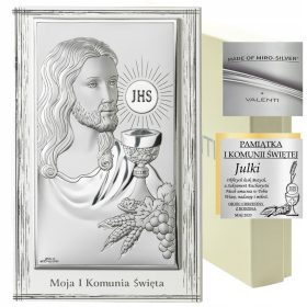    SZENTÁLDOZÁS SZUVENILIS Ezüst áldozási kép metszet ÚR JÉZUS