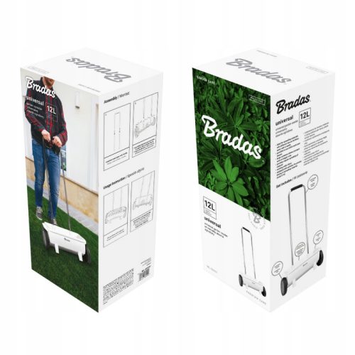  Bradas White Line 12 l-es 45 cm-es kézi vetőgép