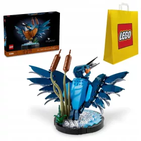    LEGO ICONS 10331 Kingfisher + LEGO 6315792 PAPÍRTASKA VP MEDIUM M 34X41X10 TE