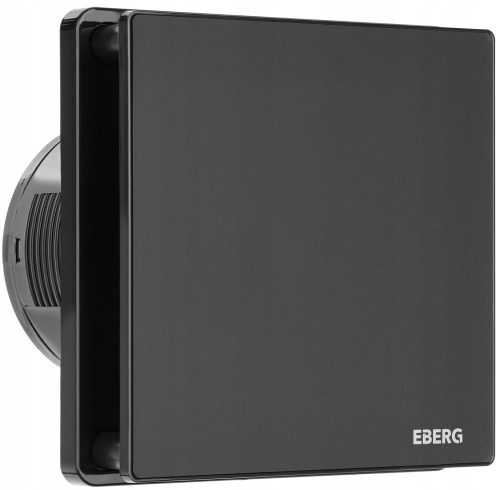 EBERG EVO BM 100 T fürdőszobai ventilátor, matt fekete, 100 mm