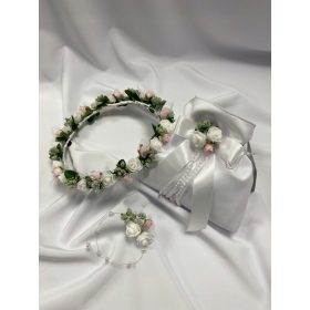    Áldozókoszorú készlet, kézitáska, úrvacsora karkötő