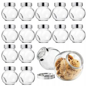    16 x JAR SPICE JAR GYÓGYNÖVÉNY TÁROLÓ TÉRKÉS KÉSZLET 175 ml