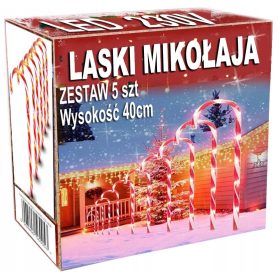  CAN TIKULÁS LED LÁMPÁK cukorka GIRLAND