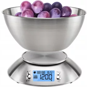    LTC WG117 konyhai mérleg PRECÍZIÓS KONYHAI MÉRLEG TÁLTAL ezüst/szürke 5 kg