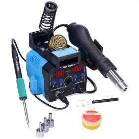   2 az 1-ben forrasztópáka (meleg levegő és hegy) Hotair 775 W