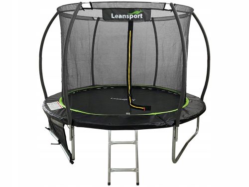 LEAN Sport Max 8 láb trambulin fekete és zöld