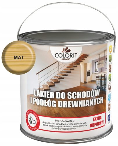 Lakk lépcsőkre és fapadlókra 2,5l - Mat