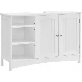 Fürdőszoba mosdó szekrény, 90 cm, fehér