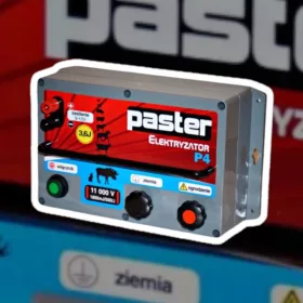   PASTER P4 villanyszerelő/pásztor - nagyon erős, 3.6J, 90KM-ig, 12/230V! PL